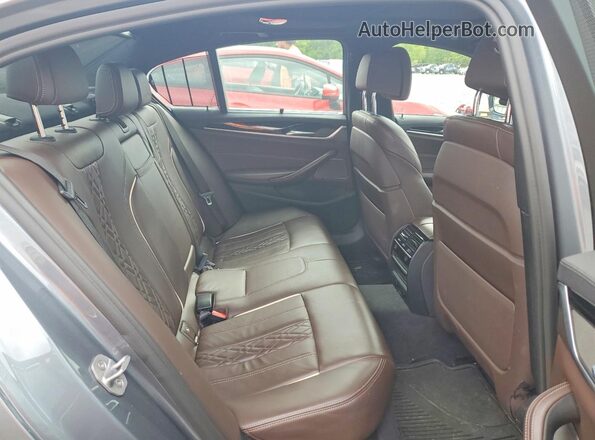 WBAJB9C58JB035026 2018 BMW M5 Серый Вид задних сидений