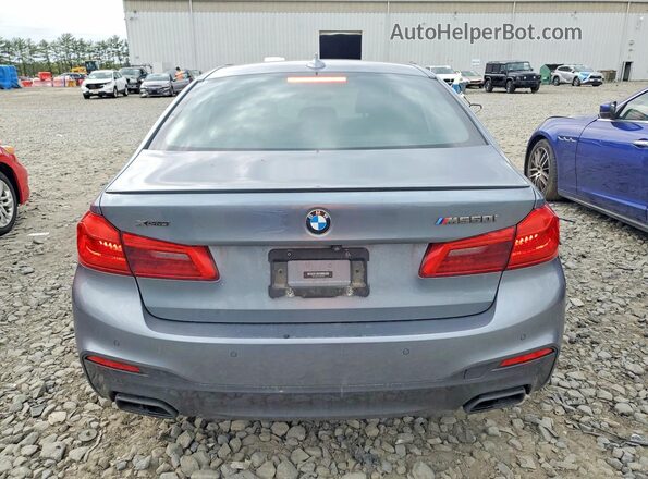 WBAJB9C58JB035026 2018 BMW M5 Серый Вид сзади