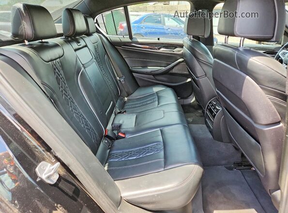WBAJB9C58JB035348 2018 BMW M5 Black Вид задніх сидінь