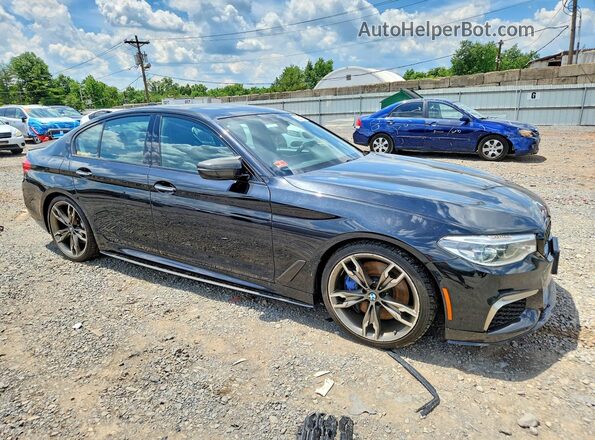 WBAJB9C58JB035348 2018 BMW M5 Black Передня права чверть