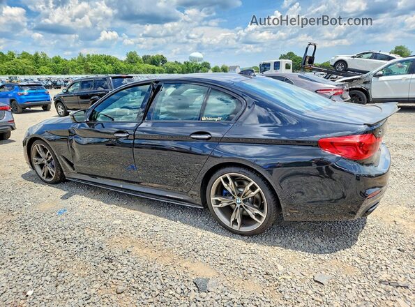 WBAJB9C58JB035348 2018 BMW M5 Black Задня ліва чверть