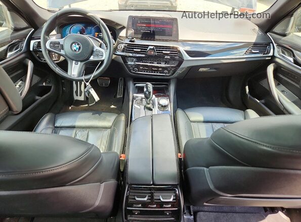 WBAJB9C58JB035348 2018 BMW M5 Black Вид панелі приладів