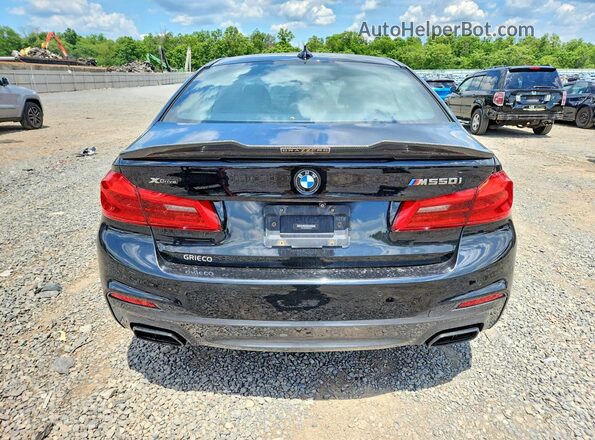 WBAJB9C58JB035348 2018 BMW M5 Black Вид ззаду
