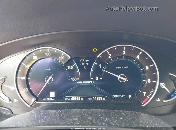 WBAJB9C5XJB036193 2018 BMW 5 SERIES Gray Widok tylnych siedzeń