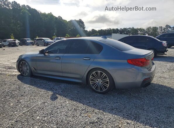 WBAJB9C5XJB287277 2018 BMW 5 SERIES Silver Задня ліва чверть