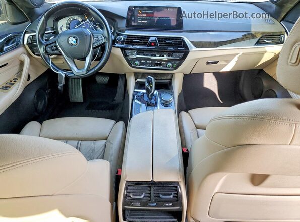 WBAJE5C32HG917112 2017 BMW 5 SERIES Black Vista del salpicadero