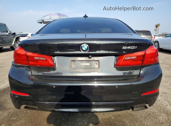 WBAJE5C32HG917112 2017 BMW 5 SERIES Black Vista trasera