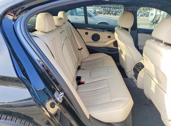 WBAJE5C32HG917112 2017 BMW 5 SERIES Black Vista de los asientos traseros