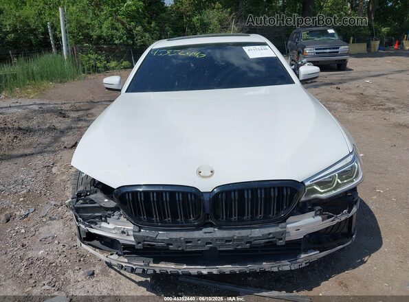 WBAJE5C36HG478447 2017 BMW 5 SERIES White Rear interior view