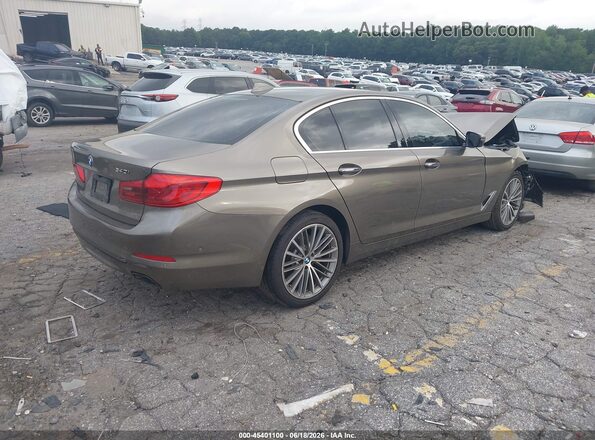 WBAJE5C36HG914102 2017 BMW 5 SERIES Beige Trasero derecho