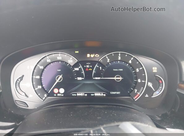 WBAJE5C36HG914102 2017 BMW 5 SERIES Beige Vista de los asientos traseros