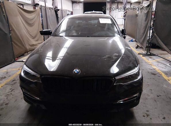 WBAJE5C37HG916697 2017 BMW 5 SERIES Black Առջևի վահանակի տեսք