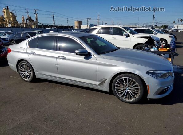 WBAJE5C39HG913672 2017 BMW 5 SERIES Silver Przód prawy