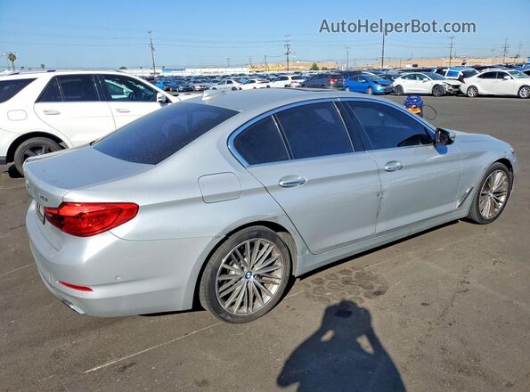WBAJE5C39HG913672 2017 BMW 5 SERIES Silver Tył prawy