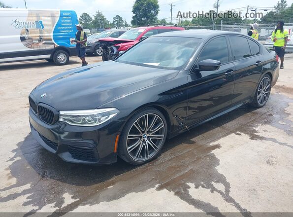 WBAJE5C50KWA98683 2019 BMW 5 SERIES Черный Передняя левая четверть