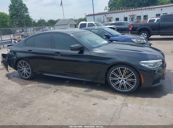 WBAJE5C50KWA98683 2019 BMW 5 SERIES Черный Вид задней части салона