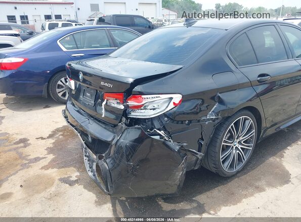 WBAJE5C50KWA98683 2019 BMW 5 SERIES Черный Вид спереди