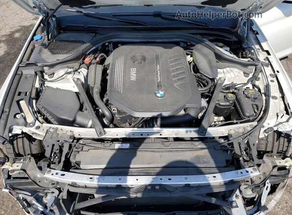 WBAJE5C51JWA94057 2018 BMW 5 SERIES White Vista interior trasera