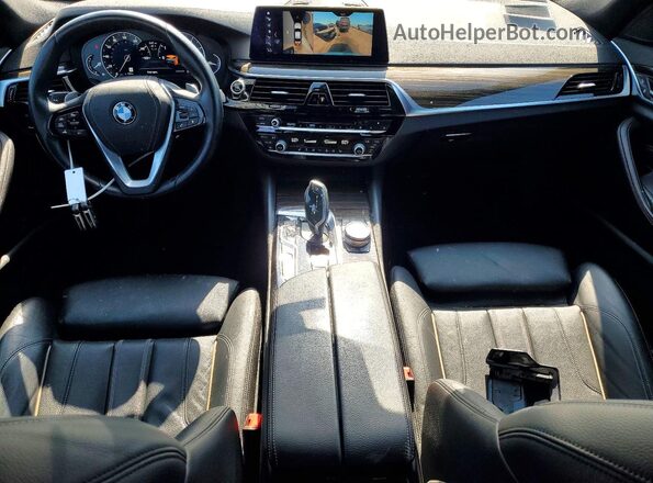 WBAJE5C51JWA94057 2018 BMW 5 SERIES White Vista del salpicadero