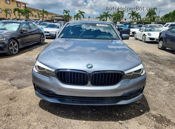 WBAJE5C53JWA93217 2018 BMW 5 SERIES Gray Դիմացի տեսք