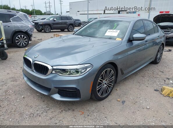 WBAJE5C53KWW11339 2019 BMW 5 SERIES Gray Przód lewy