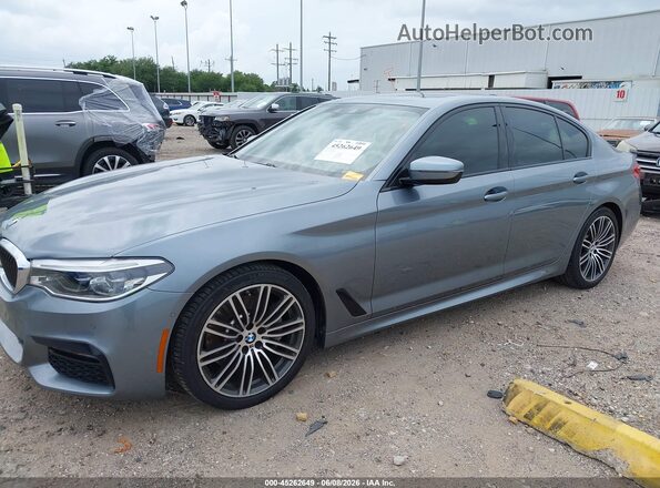 WBAJE5C53KWW11339 2019 BMW 5 SERIES Gray Widok z przodu
