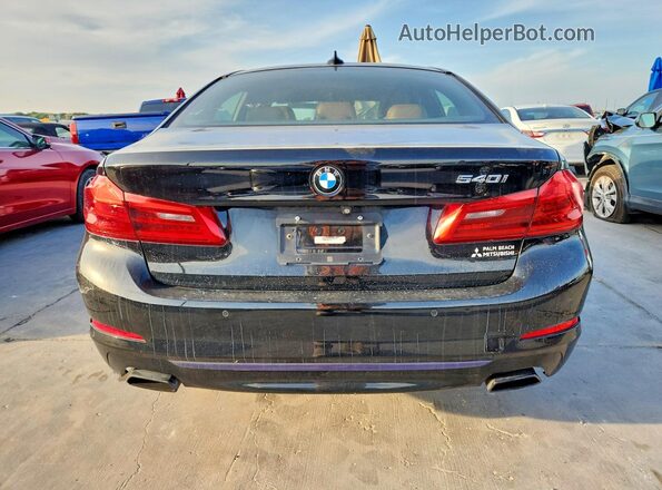 WBAJE5C55KWA98646 2019 BMW 5 SERIES Black Вид ззаду