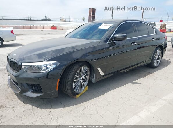 WBAJE5C56JWA97424 2018 BMW 5 SERIES Black Передня ліва чверть