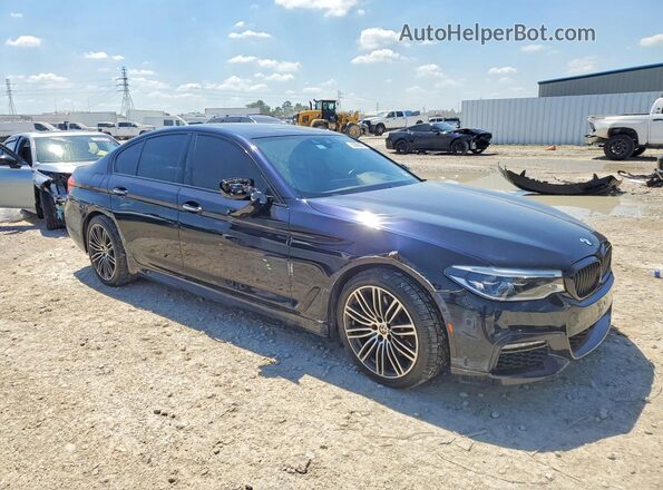 WBAJE5C57JWA93012 2018 BMW 5 SERIES Charcoal Przód prawy