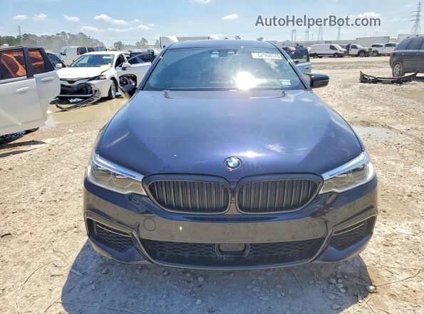 WBAJE5C57JWA93012 2018 BMW 5 SERIES Charcoal Widok z przodu