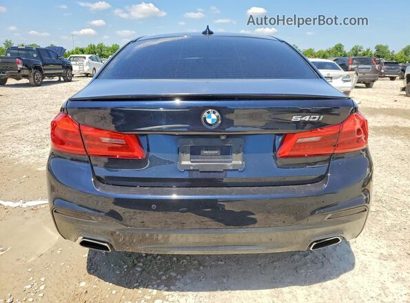 WBAJE5C57JWA93012 2018 BMW 5 SERIES Charcoal Widok z tyłu