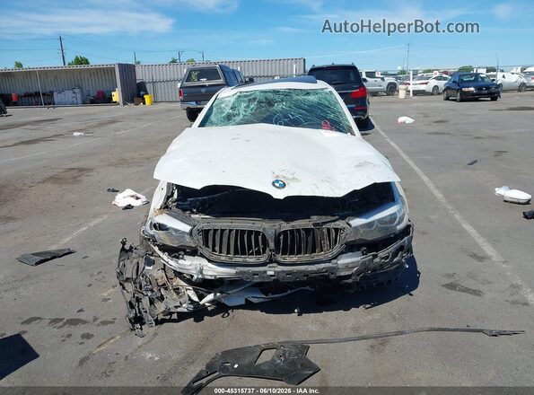 WBAJE5C58JG918403 2018 BMW 5 SERIES White Вид щитка приладів