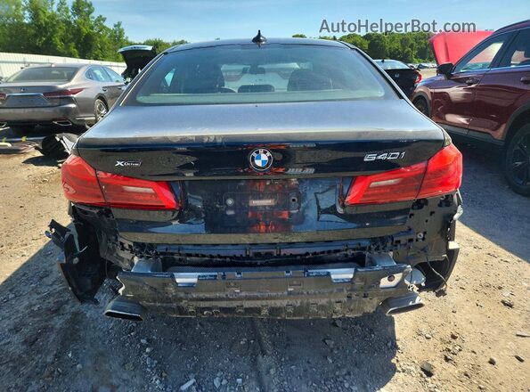 WBAJE7C31HG889573 2017 BMW 5 SERIES Black უკანა ხედი