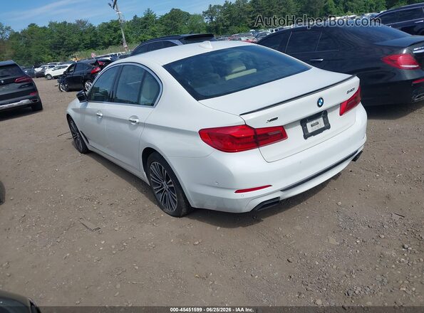 WBAJE7C33HG888120 2017 BMW 5 SERIES Белый Задняя левая четверть