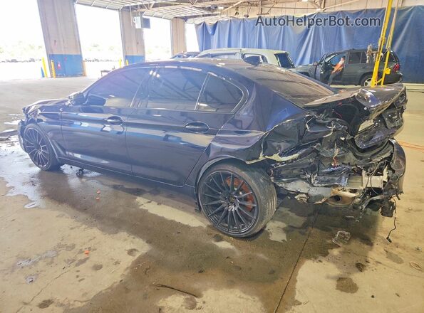 WBAJE7C34HG888465 2017 BMW 5 SERIES Blue Задня ліва чверть
