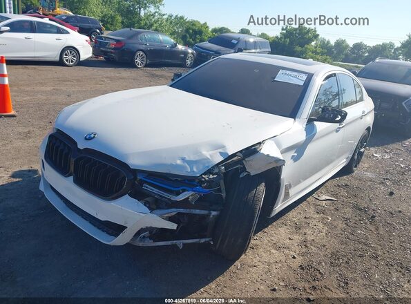 WBAJE7C35HG479455 2017 BMW 5 SERIES White წინა ხედი