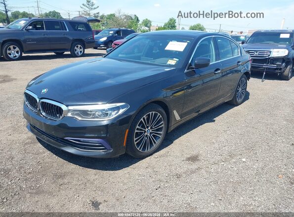 WBAJE7C37HG479229 2017 BMW 5 SERIES Black Передня ліва чверть