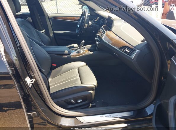 WBAJE7C37HG479229 2017 BMW 5 SERIES Black Вид салону спереду