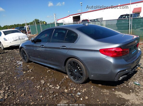WBAJE7C3XHWA03288 2017 BMW 5 SERIES Серый Задняя левая четверть