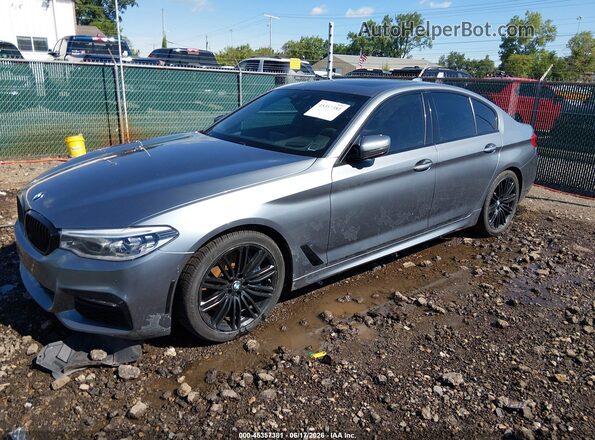 WBAJE7C3XHWA03288 2017 BMW 5 SERIES Серый Передняя левая четверть