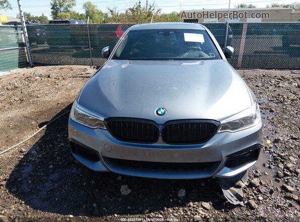 WBAJE7C3XHWA03288 2017 BMW 5 SERIES Серый Вид задней части салона