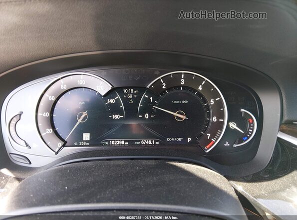 WBAJE7C3XHWA03288 2017 BMW 5 SERIES Серый Вид задних сидений