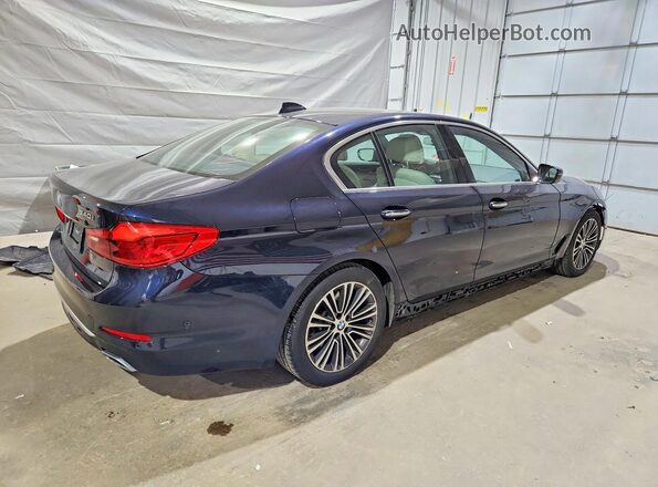 WBAJE7C51JWD53108 2018 BMW 5 SERIES Blue Задня права чверть