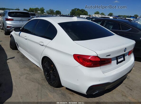 WBAJE7C52KWW17306 2019 BMW 5 SERIES White Задня ліва чверть