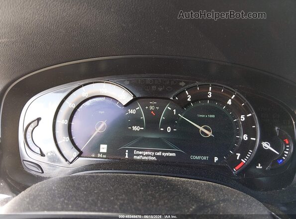 WBAJE7C52KWW17306 2019 BMW 5 SERIES White Вид задніх сидінь