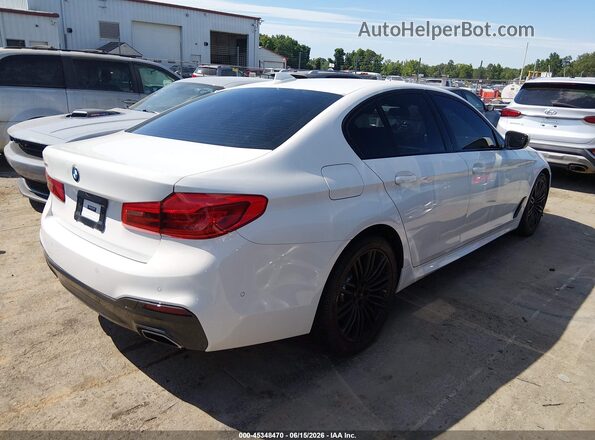 WBAJE7C52KWW17306 2019 BMW 5 SERIES White Задня права чверть