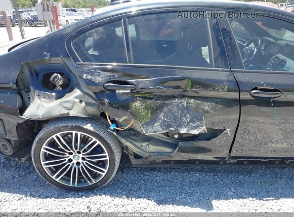 WBAJE7C53KWW17511 2019 BMW 5 SERIES Black Front view