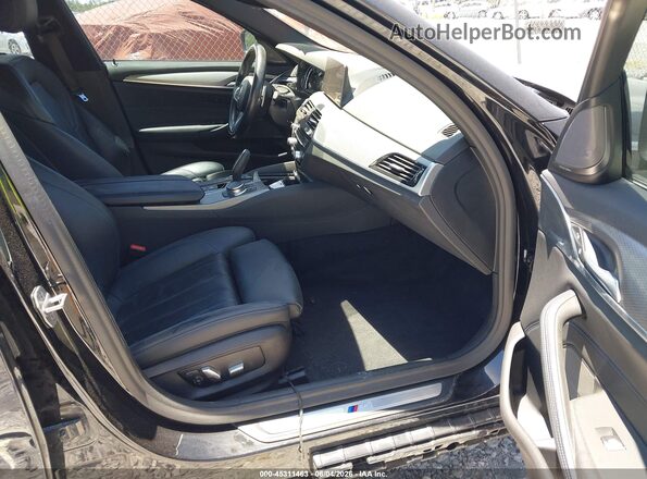 WBAJE7C53KWW17511 2019 BMW 5 SERIES Black Front interior view