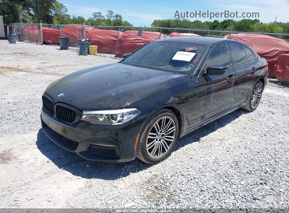 WBAJE7C53KWW17511 2019 BMW 5 SERIES Black Front left