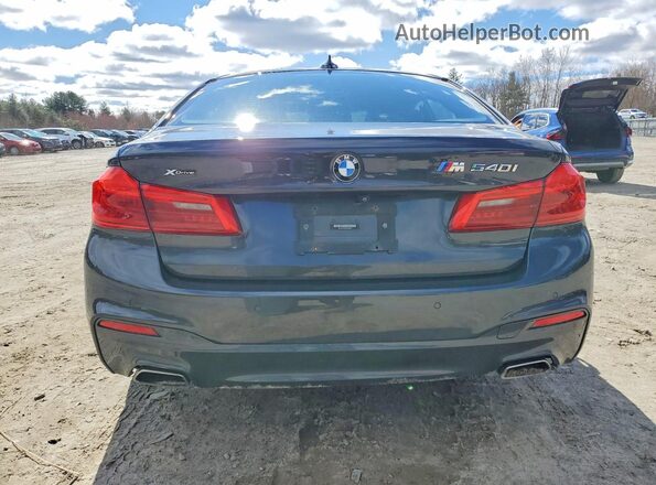 WBAJE7C53KWW29559 2019 BMW 5 SERIES Black უკანა ხედი